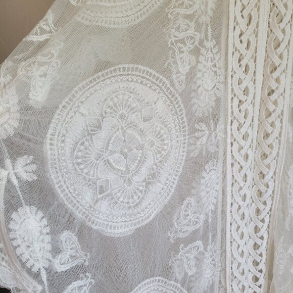 Accessory St New York Women Top Blouse summer Plus One size White - Picture 8 of 10